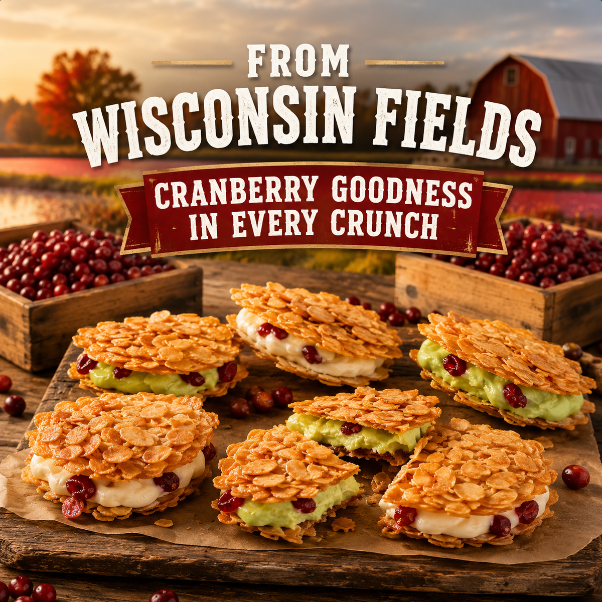 Limited Sale – Cranberry Almond Crisps – Crispy & Creamy-Ryan