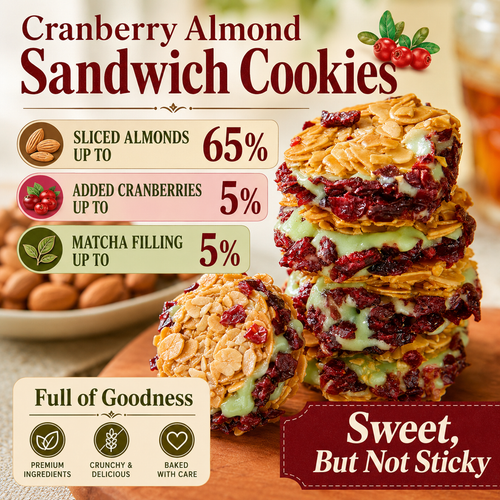 Limited Sale – Cranberry Almond Crisps – Crispy & Creamy-Ryan