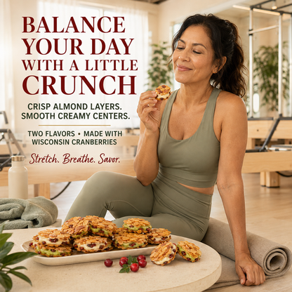 Limited Sale – Cranberry Almond Crisps – Crispy & Creamy-Ryan