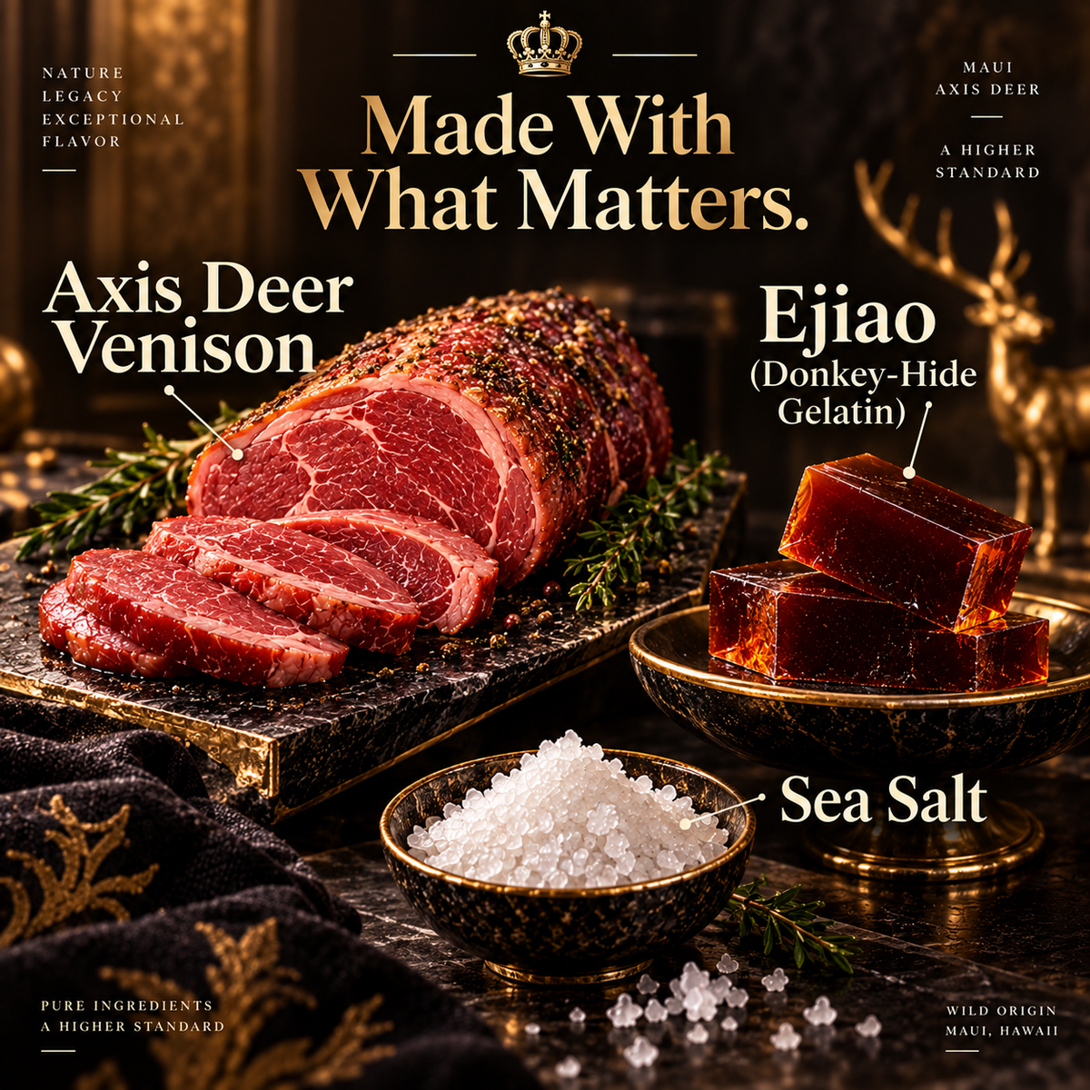 Premium Hawaiian Royal Wild Venison-Ryan