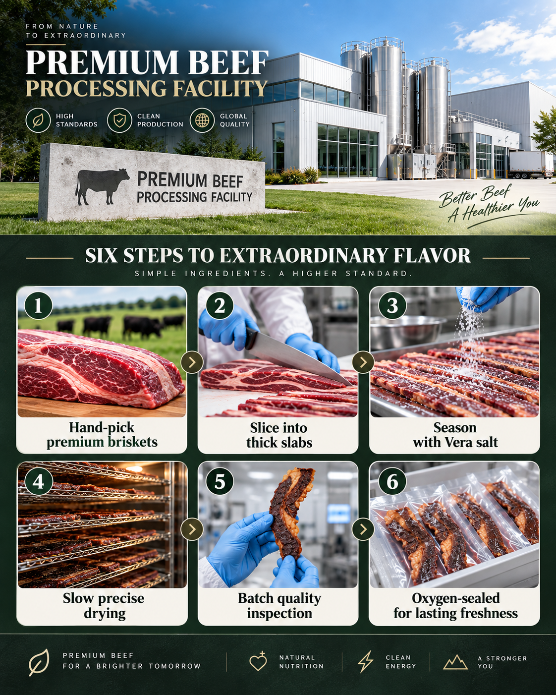 🐮Beef brisket chunks - 100% grass-fed and grass-finished-Ryan