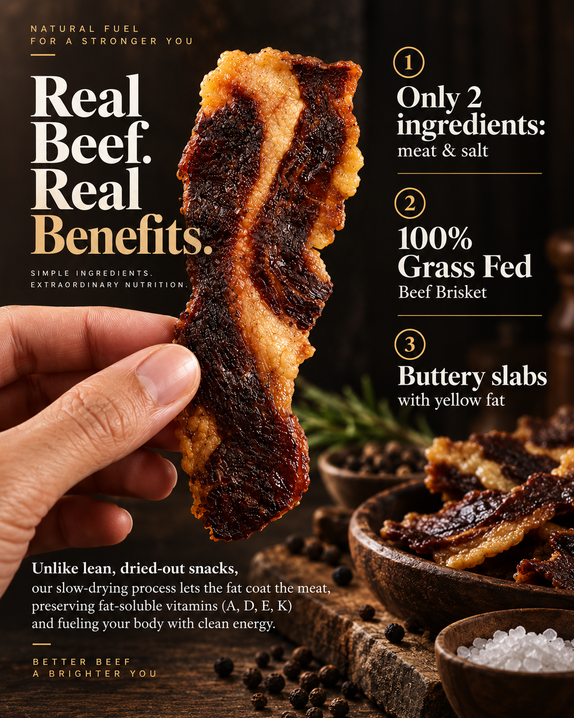 🐮Beef brisket chunks - 100% grass-fed and grass-finished-Ryan