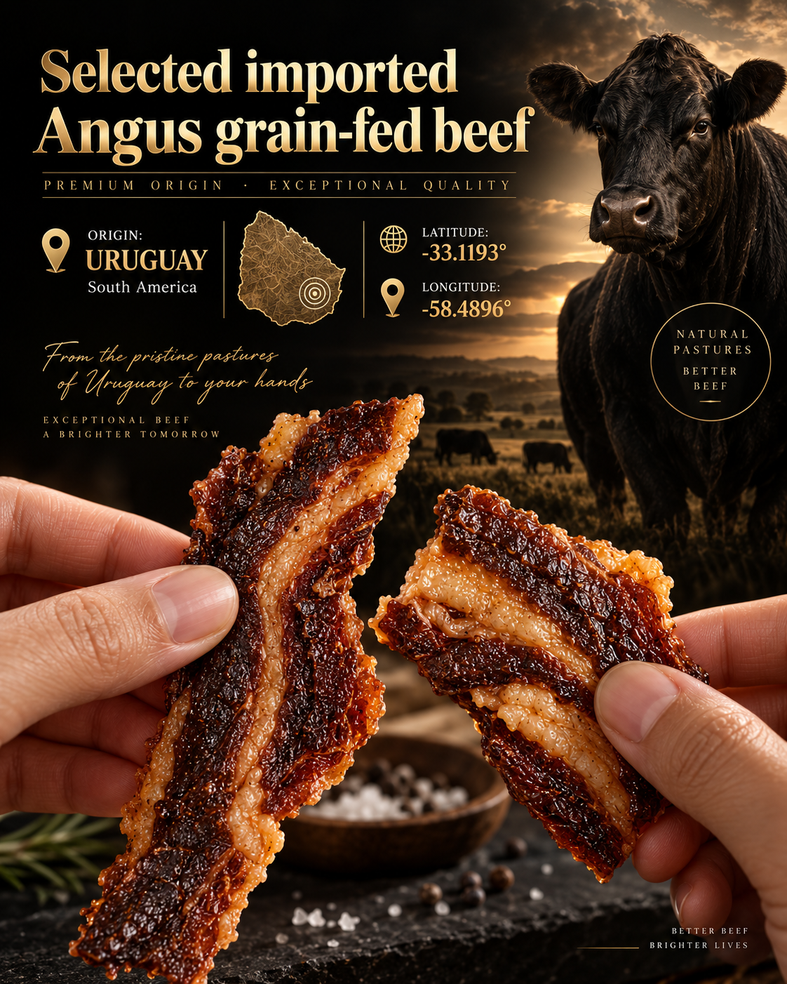 🐮Beef brisket chunks - 100% grass-fed and grass-finished-Ryan
